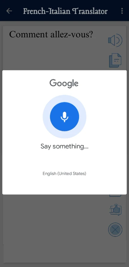 Traducteur Francais Italien screenshot